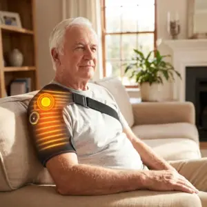 massageador elétrico de ombros com aquecimento