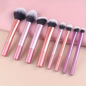 kit 8 pincéis de maquiagem