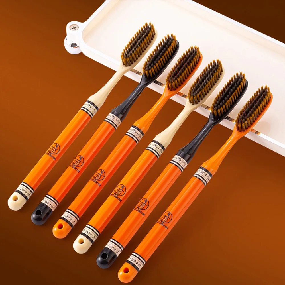 Escova Dental Macia Laranja para Limpeza Profunda Adultos - Imagem 5