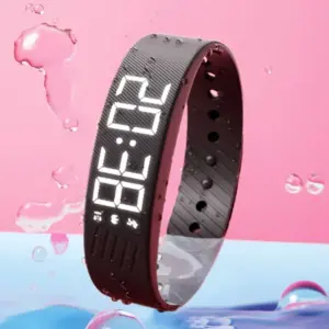 relógio despertador vibratório pulseira