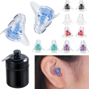 tampão de ouvido de silicone antirruído
