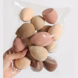 conjunto de esponjas de maquiagem vegano