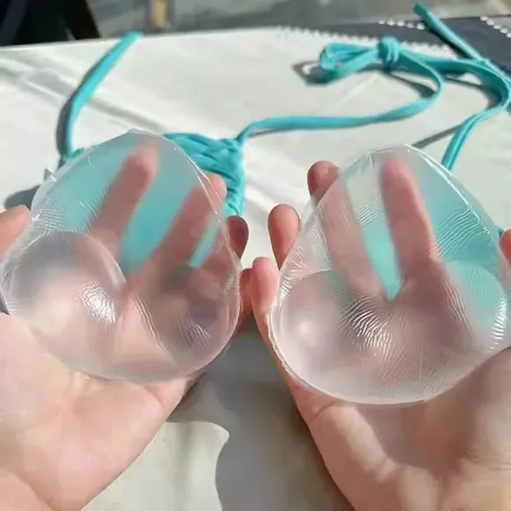 Almofada de Peito Triângulo Silicone Autoadesiva - Imagem 3