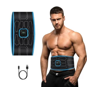 cinto estimulador muscular ems abdominal