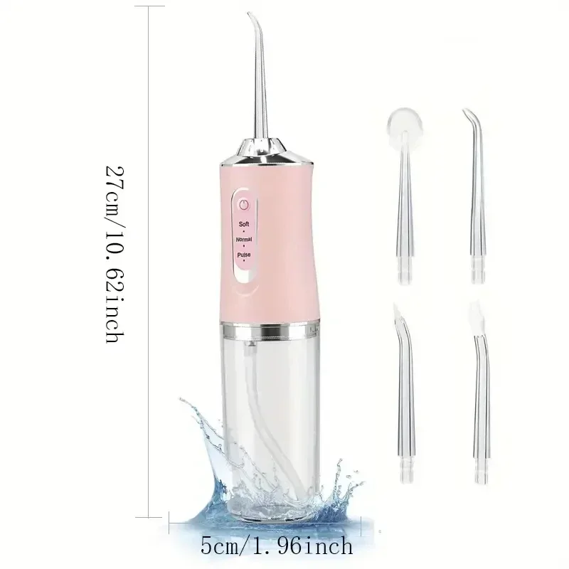 Flossador Elétrico Portátil USB 220ml Branco - Imagem 3