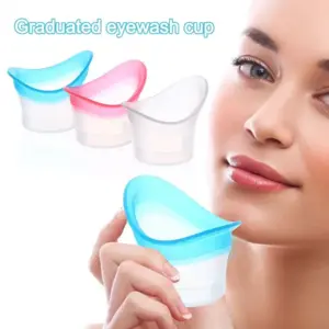 copo de limpeza ocular de silicone