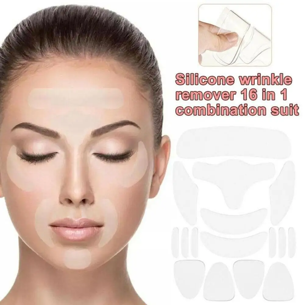 Adesivos de Silicone Reutilizáveis para Face e Pescoço - Imagem 3