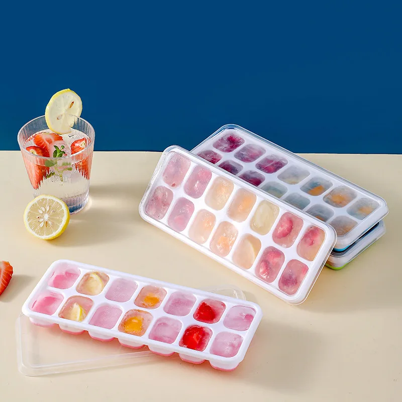 Bandeja de Gelo Silicone 14 Grades Cores Sortidas - Imagem 6