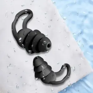tampão de ouvido de silicone 3 camadas