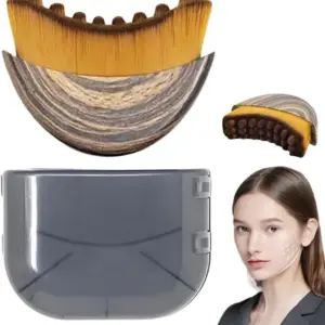 escova facial linfática dry brush