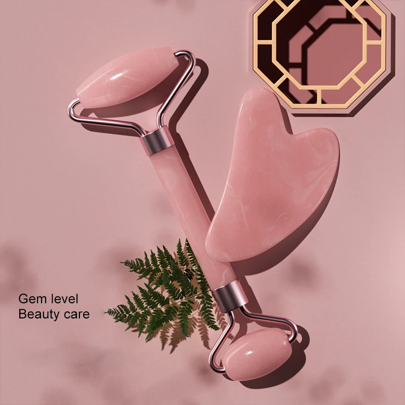 Rolo de Massagem Facial Resina Plástica Rosa - Imagem 5