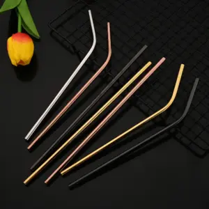 canudos de aço inoxidável reutilizáveis