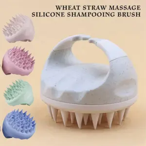 escova massageadora de couro cabeludo