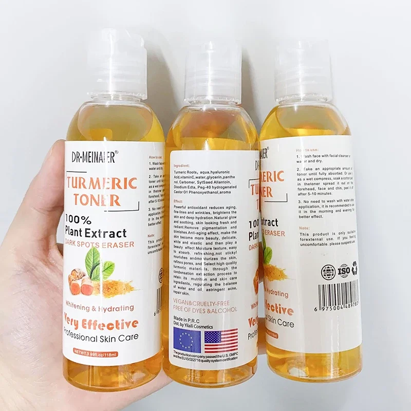 Tônico Facial Iluminador Cúrcuma Vitamina C 118ml - Imagem 6