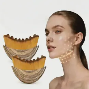 escova facial gua sha escovação a seco