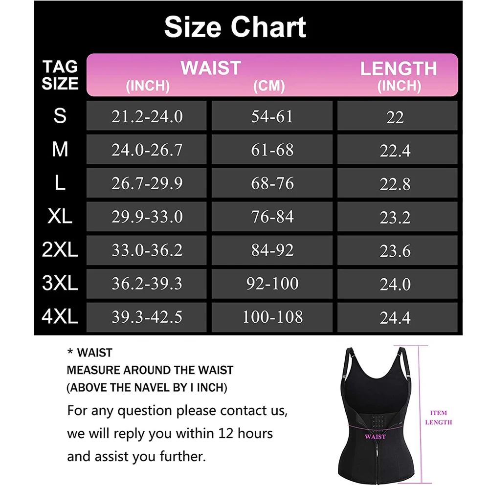 Faixa Abdominal Pós-Parto Spandex Suporte de Cintura Preto - Imagem 2