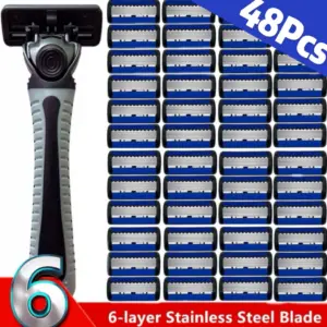 barbeador manual lâmina seis camadas