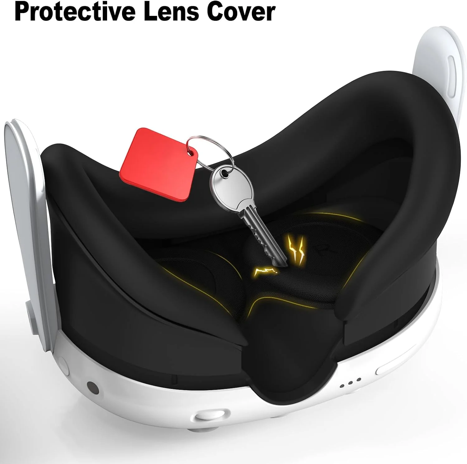 Capa Silicone Facial VR Quest 2/3/3S Cinza - Imagem 5
