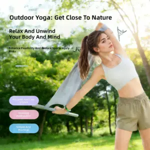 faixa de alongamento yoga com alça
