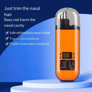 aparador de pelos nariz e orelha portátil