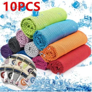 toalha esportiva cooling dot print