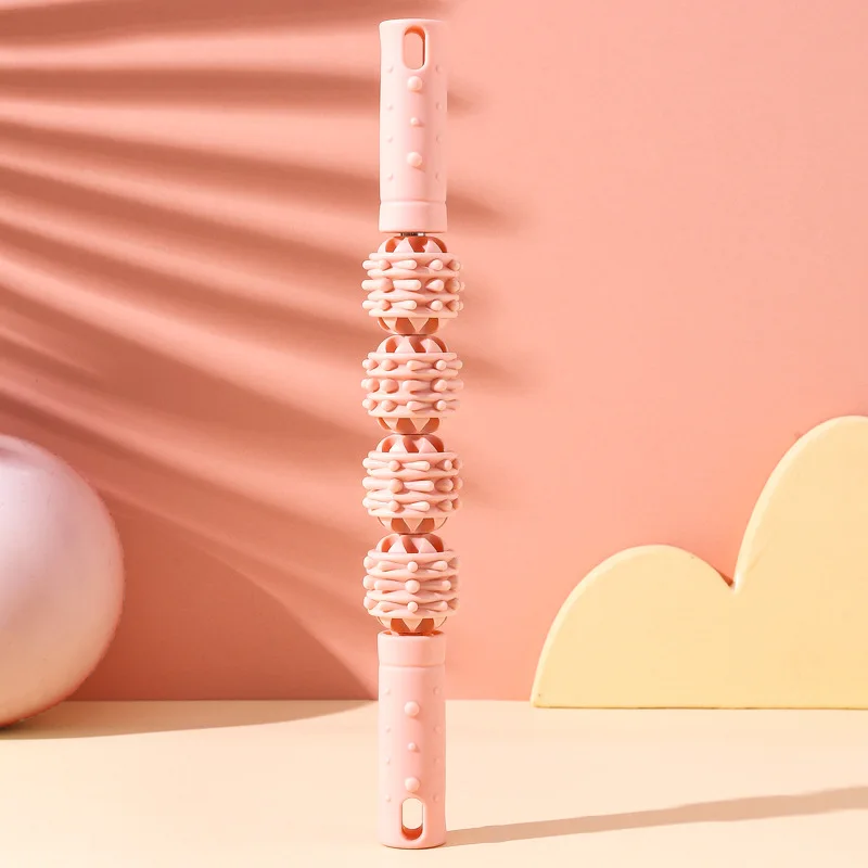 Bastão de Massagem Rolo Lobo Dente Fáscia para Músculos - Imagem 5
