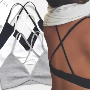 sutiã bralette triângulo sem costura