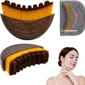 escova facial ergonômica para contorno