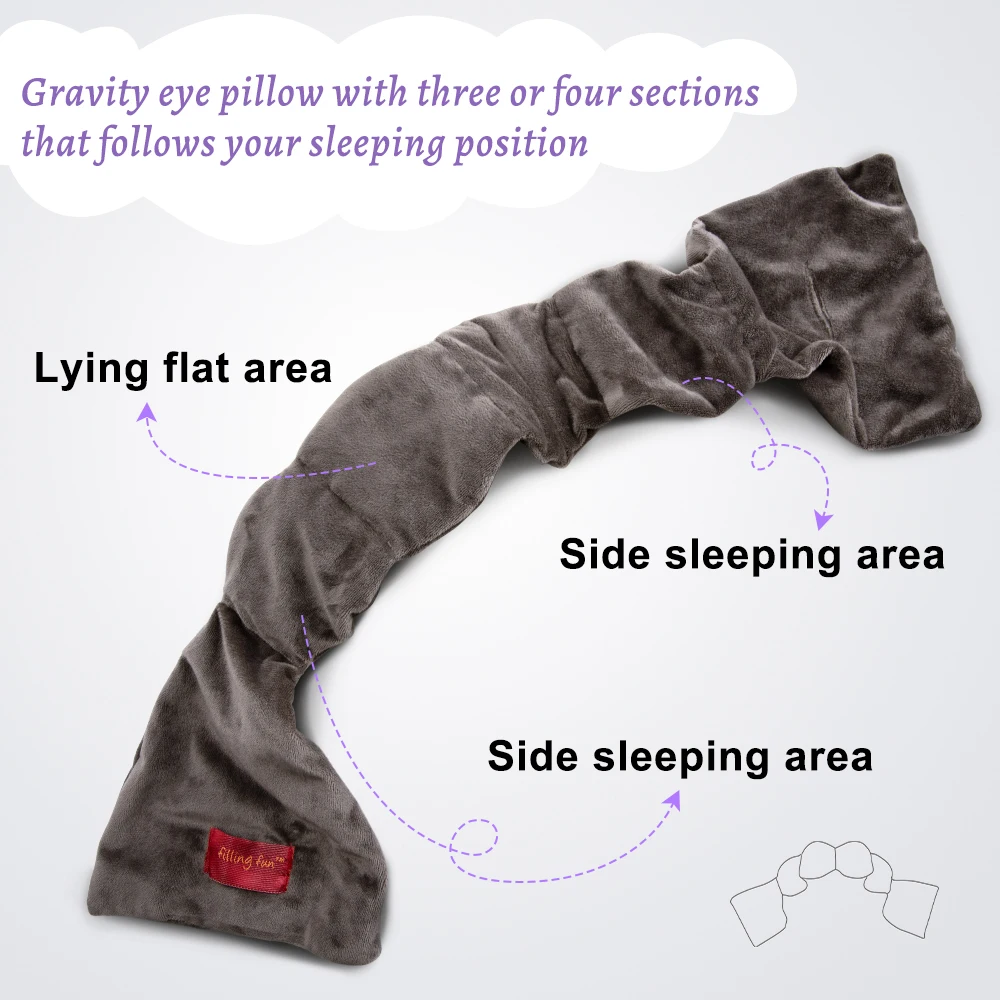 Gravity Sleep Patches Weighted Eyeshade Sleepmask Ouro - Imagem 5