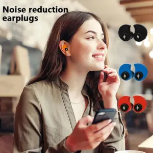 tampões de ouvido de silicone anti-ruído