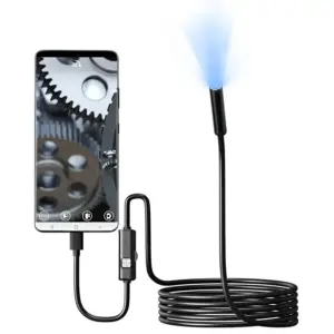 câmera endoscópio tipo-c usb