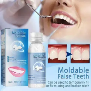 cola sólida para reparo temporário de dentes