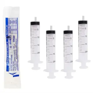 seringa plástica 20ml sem agulha