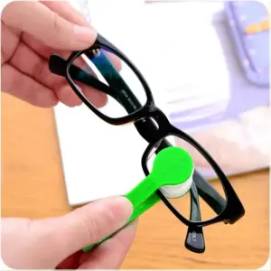 escova de limpeza de óculos portátil