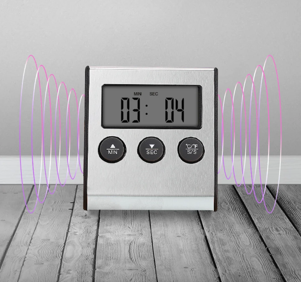 Termômetro Digital de Cozinha com Sonda e Timer - Imagem 6