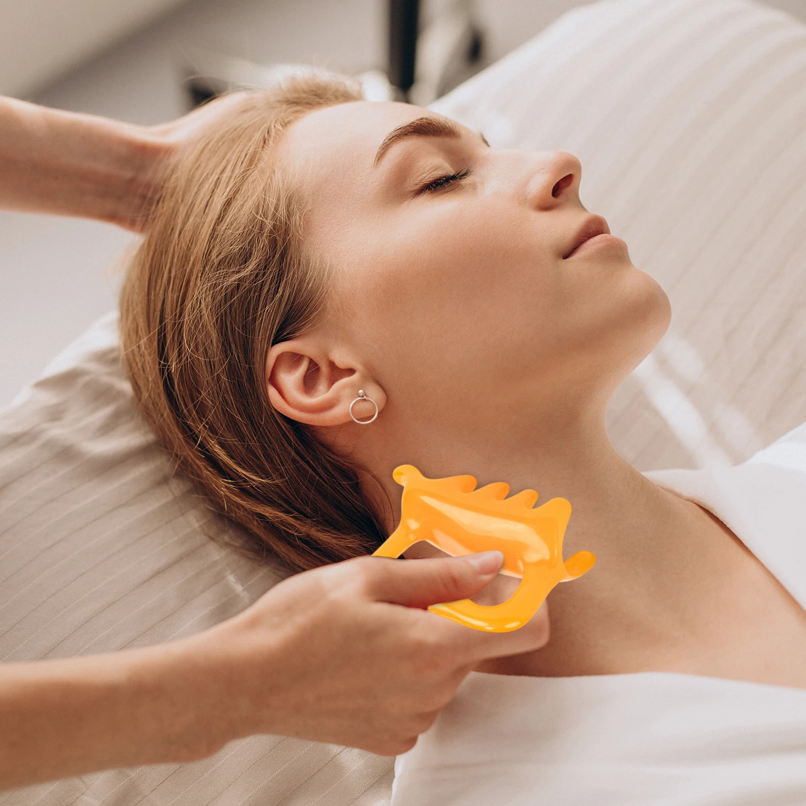 Ferramenta de Massagem Fascial Resina Ponto Gatilho Pescoço Costas - Imagem 5
