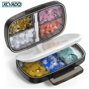 organizador de comprimidos de viagem grande
