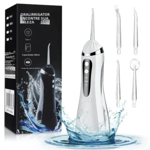 irrigador oral portátil 3 modos