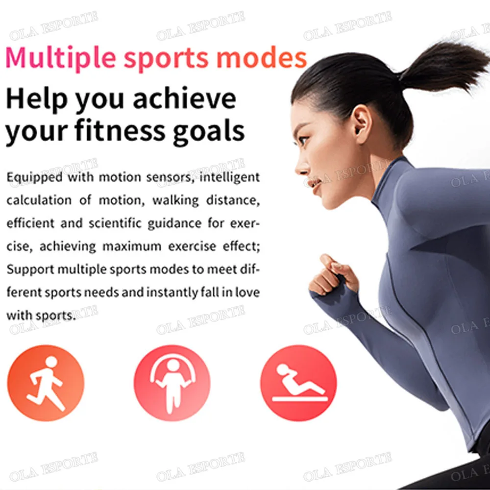 Relógio Inteligente M7 Fitness com Monitor Cardíaco - Imagem 2