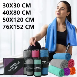 toalha microfibra esportiva secagem rápida