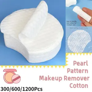 almofada de algodão para limpeza facial