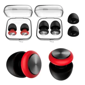 tampões de ouvido de silicone antirruído