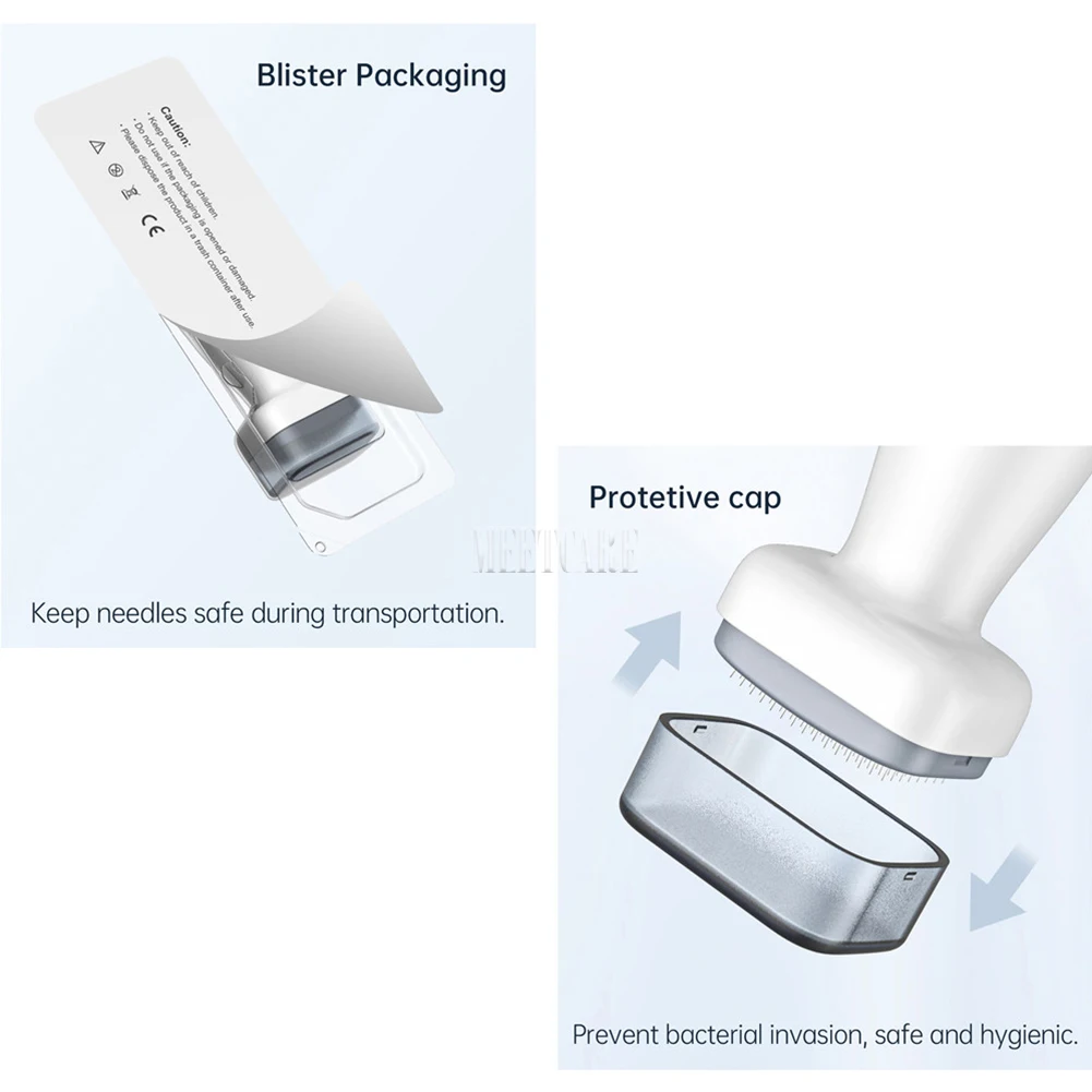 BIO 120 Dermastamp Roller Ajustável 120 Agulhas 0.2mm - Imagem 3