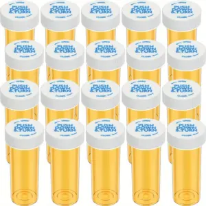 frasco de plástico para medicamentos