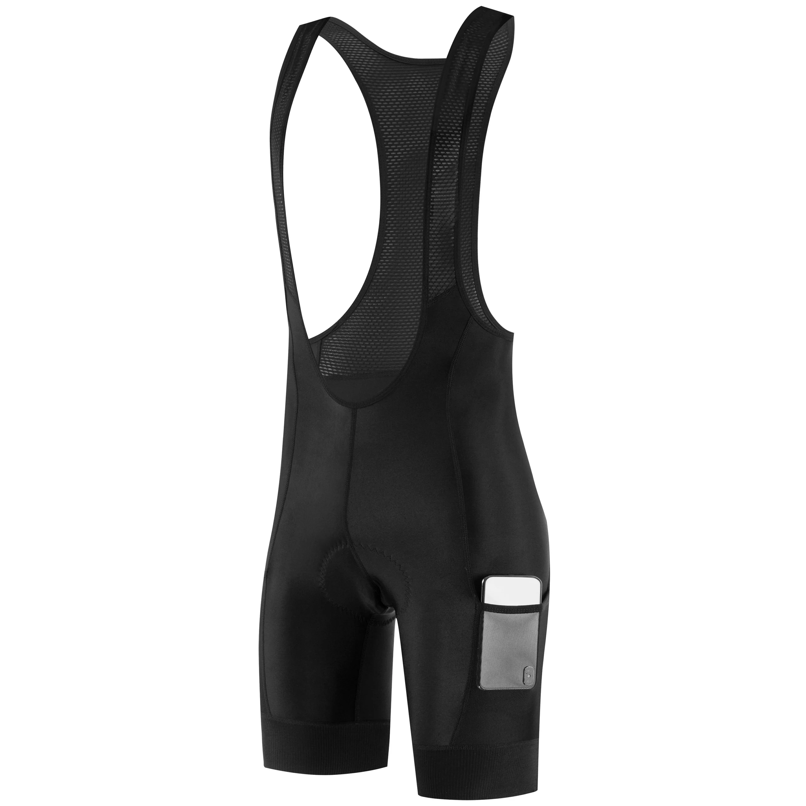 Shorts Ciclismo Fualrny Almofada Gel 5D Preto - Imagem 3