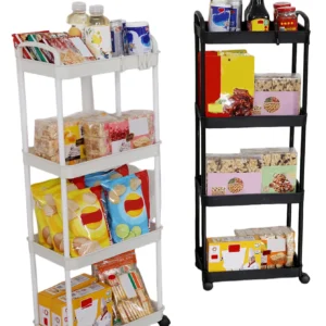 carrinho organizador multicamadas com rodas