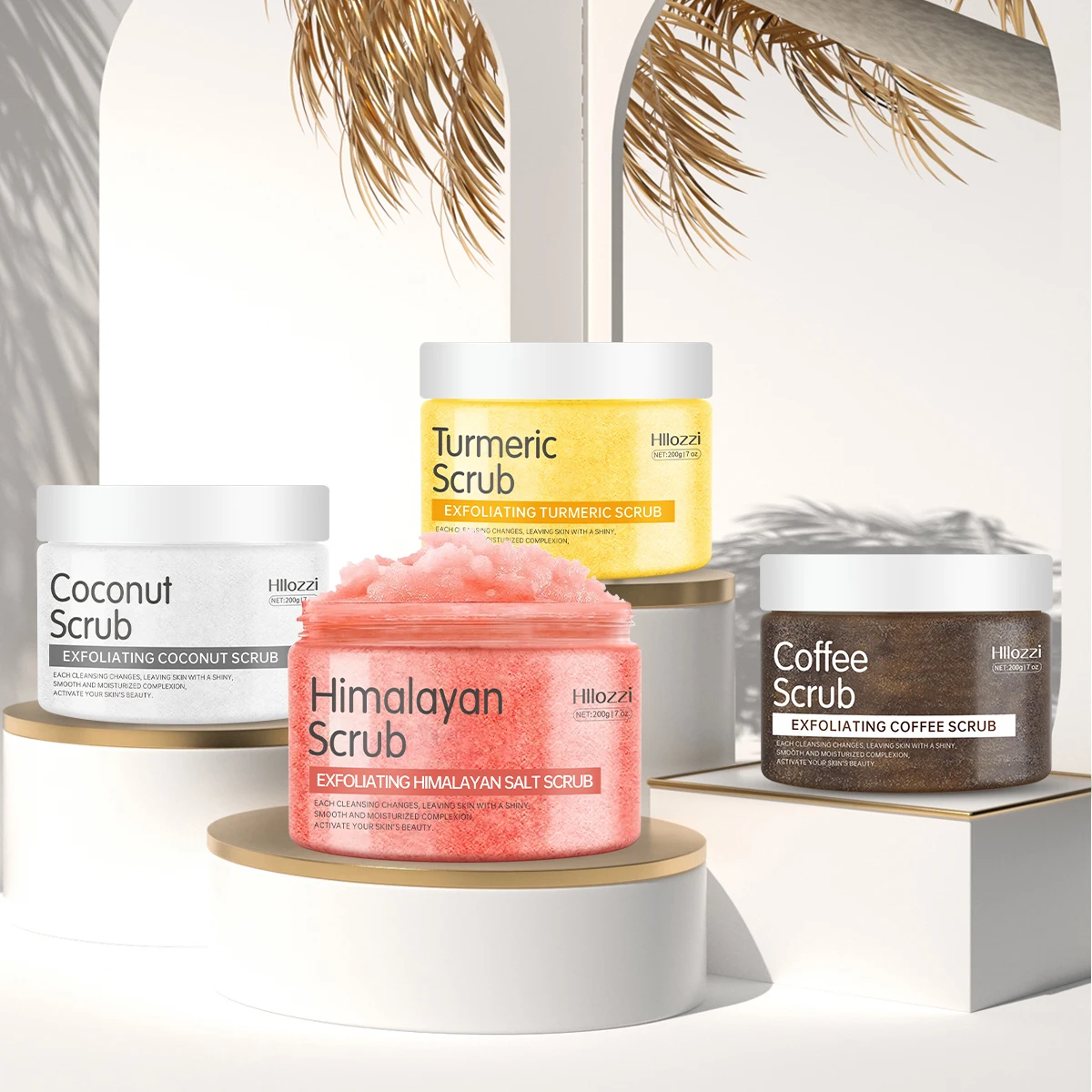 Sal do Himalaia Esfoliante Corporal Cúrcuma e Coco 200g - Imagem 5