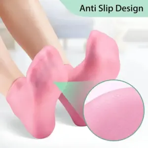 meias hidratantes de silicone longas