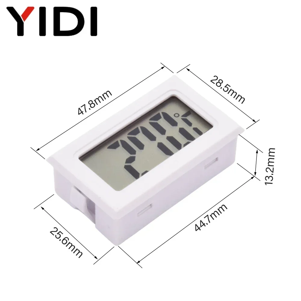 Yidi Higrômetro Termômetro Digital com Sonda Branco - Imagem 6