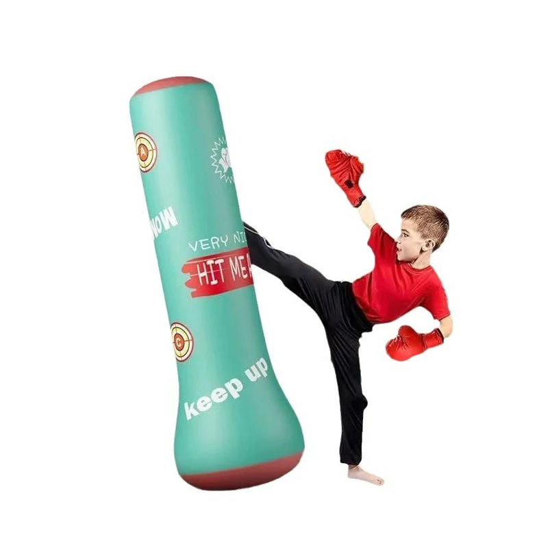 Saco de boxe inflável para treino de 160 cm - Imagem 5